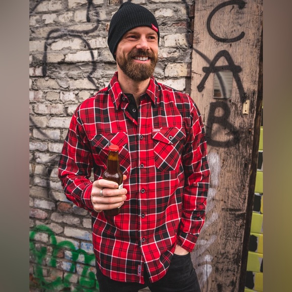 DIXXON Other - DIXXON leatherneck button plaid shirt size M great condition